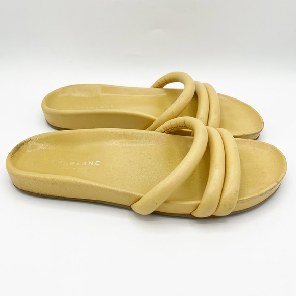 Everlane Shoes - Everlane The Form Three-Strap Yellow Sandal Size 7